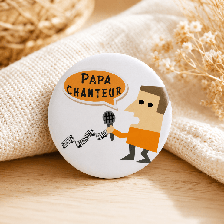                     Magnet "Papa chanteur"
                  