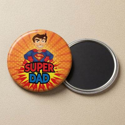 Magnet SUPER DAD - Aimant frigo pour Homme