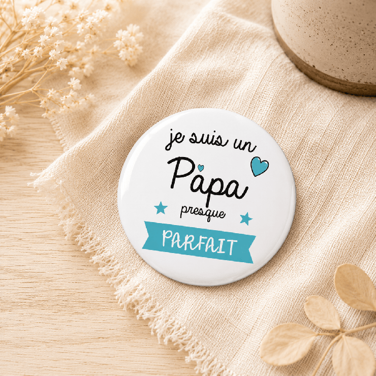                     Magnet papa presque parfait
                  