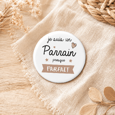 Magnet Parrain - Idée cadeau - Fabriqué en France