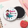 Magnet super maitresse - Aimant personnalisé - Magnet Femme