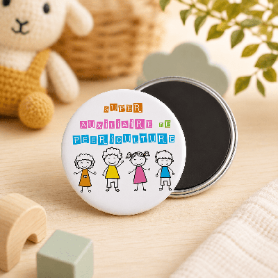 Magnet auxiliaire de puériculture - Idée cadeau - angora