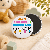 Magnet auxiliaire de puériculture - Idée cadeau - angora - Magnet Femme