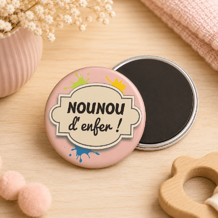                     Magnet pour une Nounou d'enfer
                  