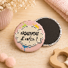 Découvrez ce beau magnet original pour une "Nounou d'enfer" - Magnet Femme