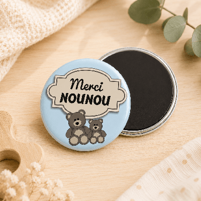 Achat Grand magnet pour dire "Merci nounou"