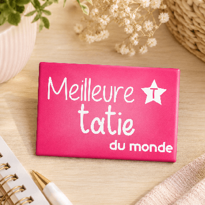Magnet Frigo Tatie - forme rectangulaire à offrir
