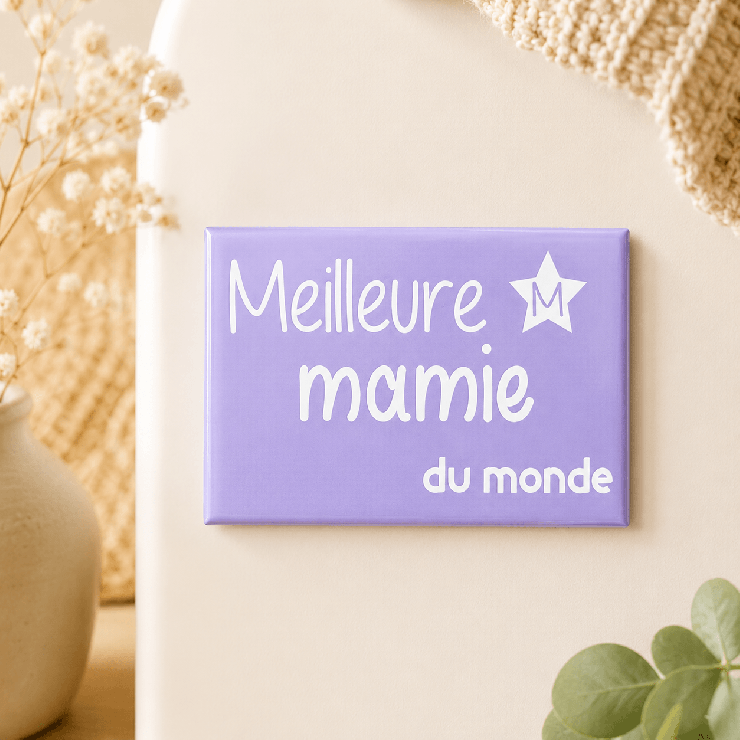                     Magnet meilleure Mamie
                  