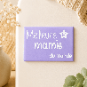 Magnet meilleure Mamie - forme rectangulaire à offrir - Magnet Femme