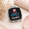 Miroir de poche à clapet pour une chouette copine - Miroir de poche