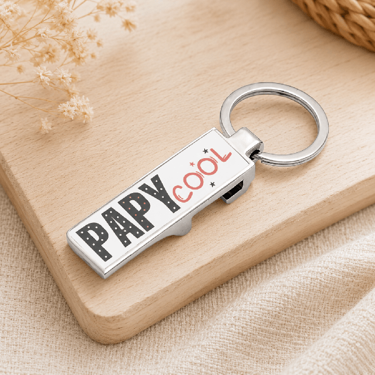                     Décapsuleur Papy - cadeau original anniversaire grand-père
                  