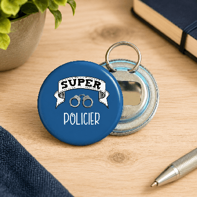 Décapsuleur Policier - cadeau original pour un policier