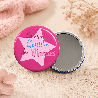 Miroir de Poche La Plus Gentille des Mamies - Cadeau Grand-Mère - Miroir de poche