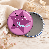 Super miroir de poche "La plus gentille des mamies" étoile - Miroir de poche