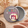 Miroir de poche "La plus chouette des copines" Idée cadeau - Miroir de poche