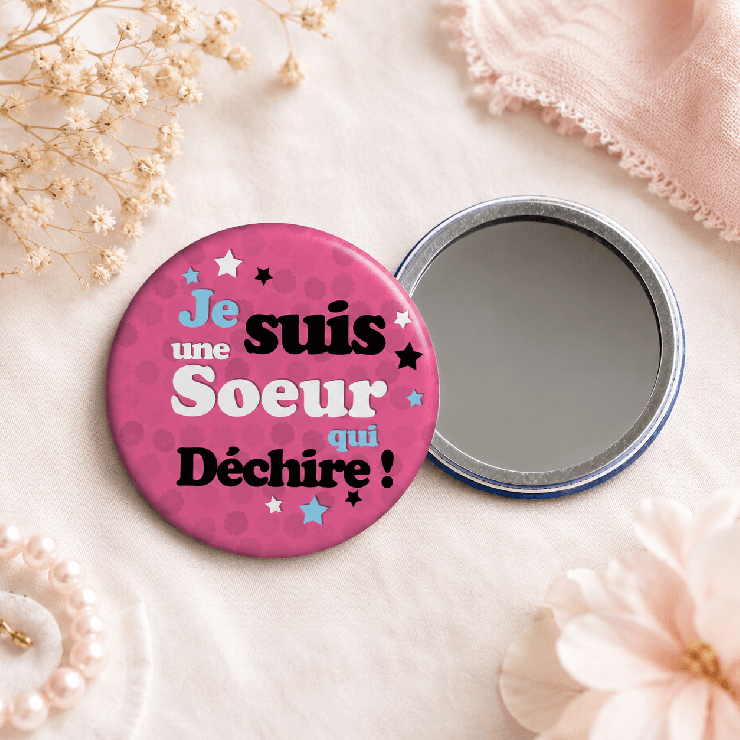                     Miroir soeur qui déchire
                  