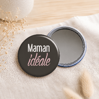 Miroir de poche "Maman idéale