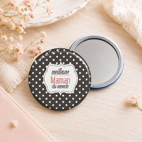      Miroir de poche"Meilleure maman du monde
    