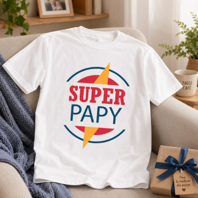 T-shirt Super Papy