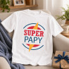 T-shirt Super Papy - Idée cadeau originale à offrir - T-shirt Homme