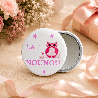 Miroir chouette nounou - Grand format - Idée cadeau - Miroir de poche