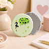 Miroir de poche -je suis une maman qui déchire - vert - Miroir de poche