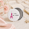 Souvenir à offrir, Miroir tour Eiffel "c est moi la plus belle" - Miroir de poche