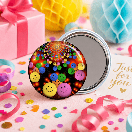       Miroir de poche smiley
    