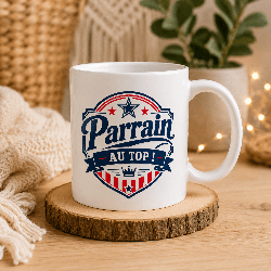 Mug Parrain au top