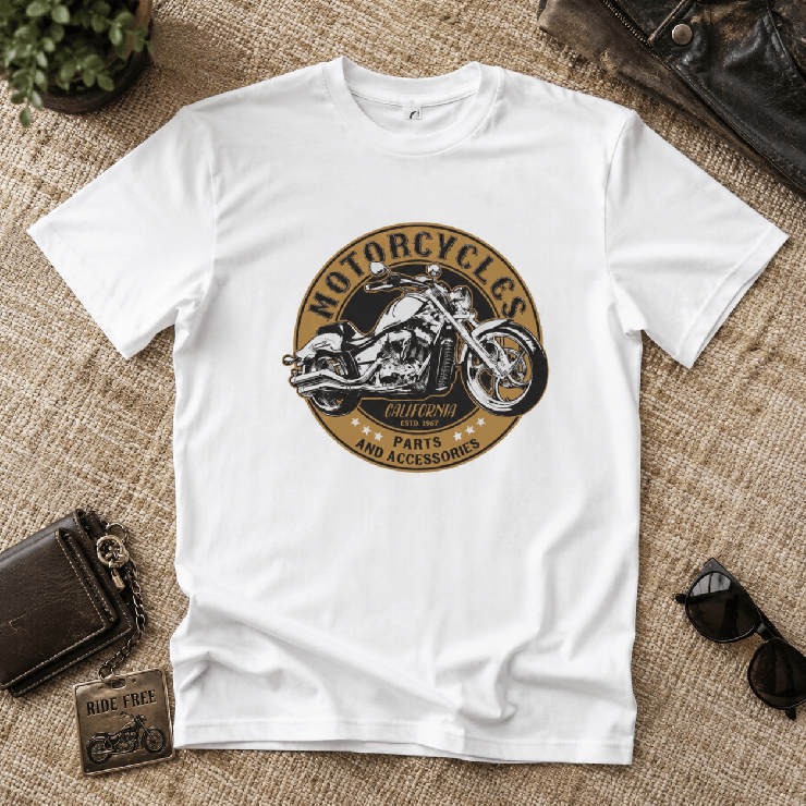                     T-Shirt motard California
                  