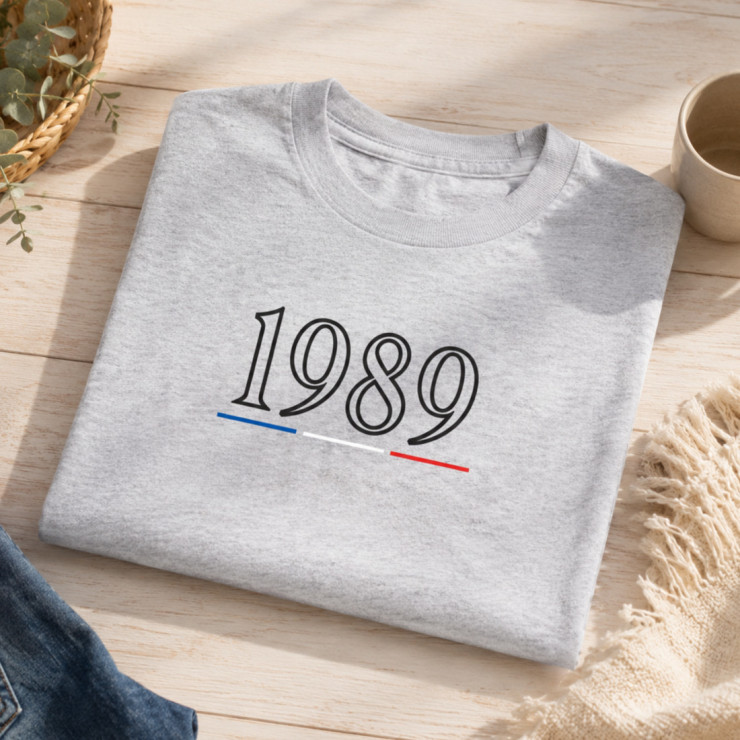       T-shirt année de naissance
    