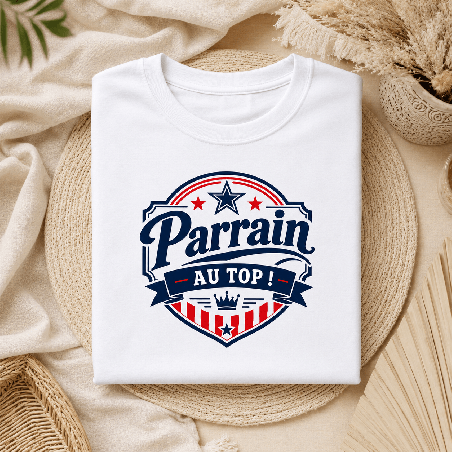       Tee-shirt Parrain au top
    