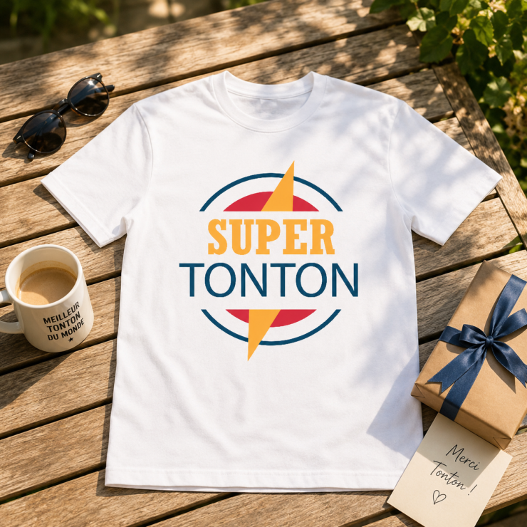                     T-shirt Super Tonton
                  