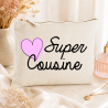 Pochette Cousine - Trousse à maquillage - Idée cadeau original - Trousses