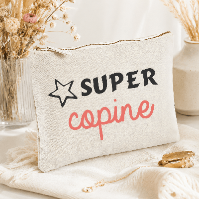 Pochette Copine - Trousse à maquillage - Idée cadeau original