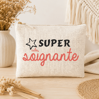 Pochette Aide soignante - Trousse à maquillage