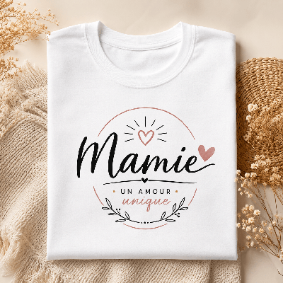T-shirt Mamie - Pour dire merci avec amour