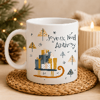 Mug de Noël personnalisé