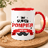 Mug pompier personnalisé - Avec prénom - Mug Homme