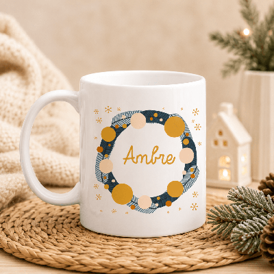Tasse de Noël Unique : Cadeau Parfait pour des Fêtes Chaleureuses