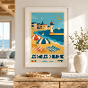 Affiche Les Sables d'Olonne - Encadrement : Cadre blanc