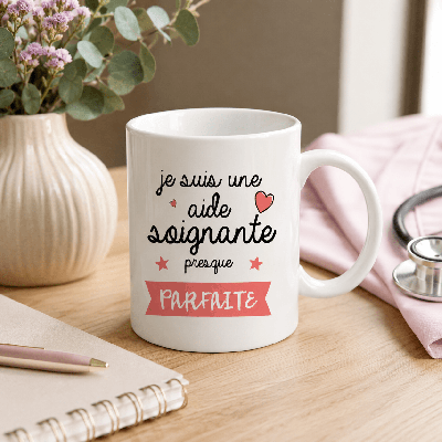 Tasse aide-soignante presque parfaite
