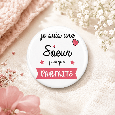 Magnet soeur - Idée cadeau - Fabriqué en France