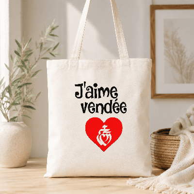 Tote bag  'J'aime la Vendée'