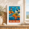 Affiche de Quiberon - Encadrement : Cadre blanc