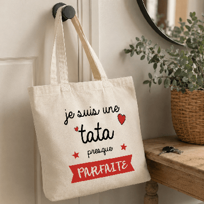 Tote bag Tata presque parfaite
