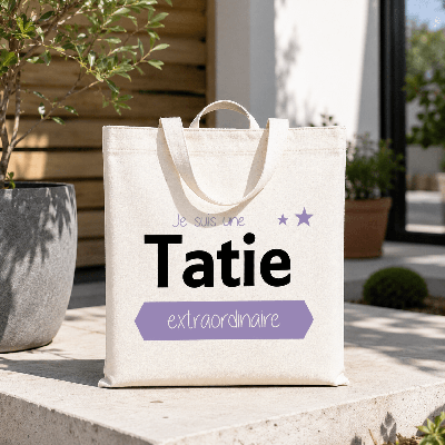 Tote bag Tatie