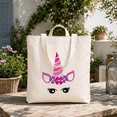 Tote Bag Licorne, sac original pour le shopping