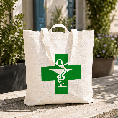 Tote bag Pharmacie - sacs original et réutilisable