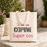 Tote bag Copine - Sac Blanc Amie - Angora - Tote Bag Femme